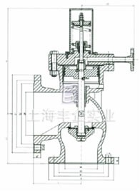 GA49H-40主安全阀结构图