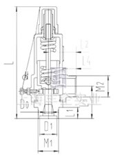 全启式低温安全阀结构图