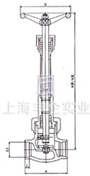 DJ61F低温截止阀 结构图