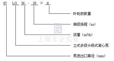 LG多级泵型号意义