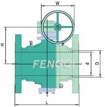 Weights of Cast Steel Trunnion Mounted Ball Valves